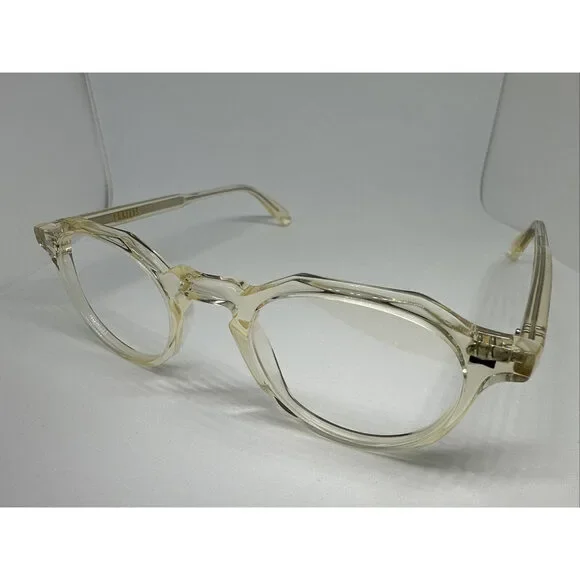 Cubitts Cartright Clear Beige Frame 46mm Eyeglasses